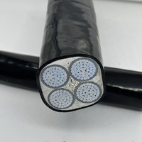 Câble électrique souterrain YI HENG CABLE de qualité supérieure, câble d'alimentation à âme en aluminium YJLV, isolé en XLPE, gaine en PVC