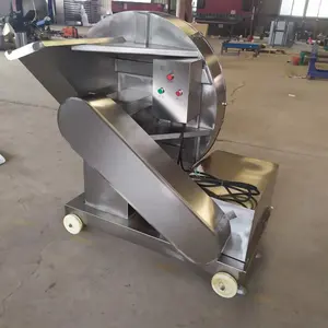 Grote Capaciteit Grote Bevroren Vlees Cutter Automatische Koude Kip Vlees Snijden Bevroren Visfilet Machine
