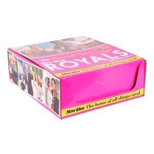 Foldable Cheap Cardboard Counter Display <b>Boxes</b> Small Nail Polish Stand Display with Paper Easy to Assemble - Product Image 2