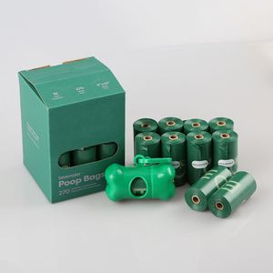 Sacs en plastique personnalisés en gros, entièrement compostables, pour chiens, sacs à déchets jetables compostables pour animaux de compagnie - Product Image 1