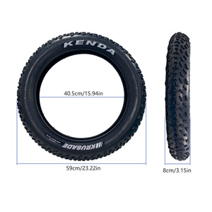 KENDA 自行车轮胎 K1188 20x4.0 30psi 沙滩/雪地/宽胎花纹胖胎内胎 自行车配件 山地车轮胎 - Product Image 3