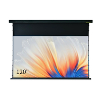 Écran de projecteur R 100 pouces Tension motorisée ultra courte portée 4K ALR UST pour projecteur laser XIAOMI Mi home cinéma