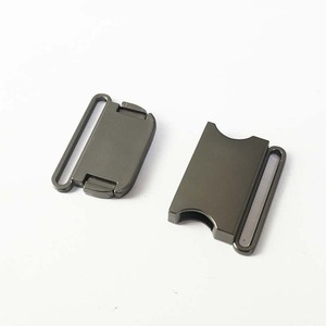 Hebilla Deslizante de 35 mm de Aleación de Zinc en Color Negro Metálico y Plateado, Resistente al Desgaste y Duradera para Bolsos - Product Image 2