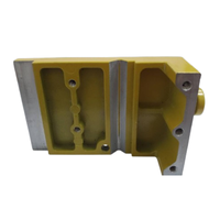 Pièces usinées CNC sur mesure, bloc coulissant de guidage linéaire en acier inoxydable, usinage par poudrage de zinc et aluminium moulé sous pression