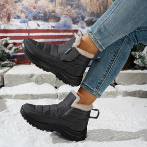 รองเท้าบูทยาวหุ้มข้อสำหรับผู้หญิง, รองเท้าบูตยาวกันน้ำกันหิมะสำหรับปีนเขากลางแจ้งฤดูหนาว - Product Image 3