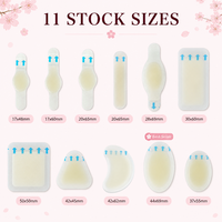Pansements hydrocolloïdes personnalisés OEM, imperméables, respirants, à forte adhérence, pour les pieds, pour marque