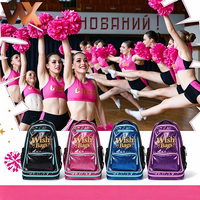 Sacs à dos scintillants personnalisés avec logo, style mode, pour studio de danse, femmes, sport, cheerleading, sacs à dos décontractés pour filles