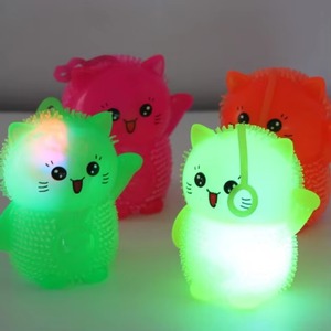 Juguetes de Peluche con Forma de Gato, Brillantes, para Aliviar el Estrés, Juguete Antiestrés para Niños, Juguete de Descompresión - Product Image 1