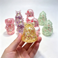 Jouet Squishy de Noël anti-stress à remontée lente en maltose, Père Noël, Bonhomme de neige, Cerf, avec boîte de présentation pour enfant