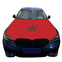 Maroc capot drapeau Maroc capot couverture drapeau élastique patriotique voiture capot bannière maroc moteur couverture décorer accessoires