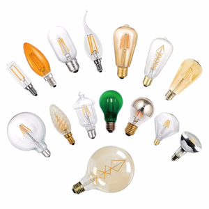 2W 4W 6W 8W <span class=keywords><strong>LED</strong></span> cổ điển Edison <span class=keywords><strong>Filament</strong></span> ánh sáng bóng đèn ST64 st58 <span class=keywords><strong>A60</strong></span>/A19 C35 T30 T45 G45 G80 G95 G125 L80 <span class=keywords><strong>Dimmable</strong></span> E26 E27 dẫn bóng đèn - Product Image 1
