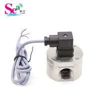 Débitmètre à engrenages ovales OEM Chine avec sortie d'impulsions PVC-3P étanche, fils, port femelle G3/4'', 3,5-24V, 30-3000L/H pour carburant diesel