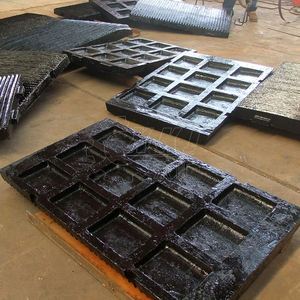 고망간 주강 석재 죠 크러셔 기계 예비 부품 죠 플레이트 - Product Image 4