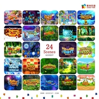 Projecteur de balles magiques interactif d'intérieur, jeu mural 3D immersif et amusant pour enfants, équipement de parc d'attractions, maison de jeu, jardin, PVC