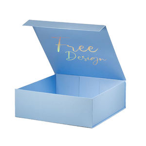 صندوق هدايا فاخر لحفلات الزفاف والعطلات بشعار مخصص لوح ورق مقوى ذهبي فويل ختم علبة هدايا عطر مخصصة - Product Image 5