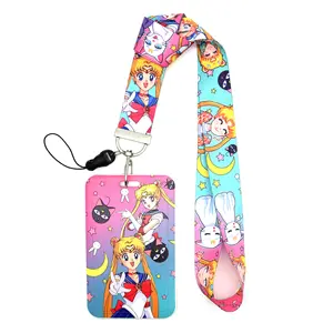 Sailor Moon Lanyard, Mädchen Prinzessin Lanyard, Sailor Moon Druck Handy Ribbon Lanyard Schlüssel bund