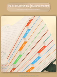 <span class=keywords><strong>Agenda</strong></span> Promocional al por Mayor, Diario Personalizado con Logotipo, Cuaderno de Cuero A5, Planificador Semanal, Agendas de 365 Días 2025, Español - Product Image 5