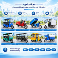 Batterie au lithium 48V 60Ah pour tricycle cargo électrique, cycle profond, légère, durable, stable, BMS, vente directe d'usine, OEM, ODM