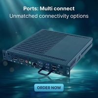 Ordinateur industriel ITX anti-poussière avec double port Gigabit LAN, compatible avec les processeurs Intel Core de 4e, 6e, 7e, 8e, 11e génération