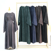 Abaya 2025 – Robes pour femmes, vêtements musulmans islamiques, Abaya personnalisée en satin métallisé, Kaftan fermé noir, Abaya Dubaï