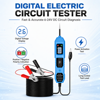 Lector de Códigos para Automóviles Inteligente 823 con Pantalla LED de Voltaje - Protocolo OBD2/EoBd, Alimentación USB de 12V, Compatible con Vehículos de 6-24V CC