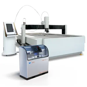 China supplier Forplus high precision 3 axis cnc waterjet cheap water jet cutting machine cutter