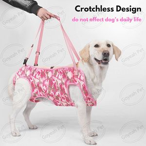 สายรัดยกสุนัขแบบปรับได้สำหรับสะพายไหล่ ช่วยพยุงขาแบบไม่รัดเป้า สำหรับสุนัขสูงวัย - Product Image 4