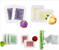 Patchs pour les pieds relaxants à base de plantes végétaliens en marque privée, vente chaude, soin du sommeil de 6 à 8 heures