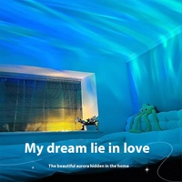 USB romantique rêveur veilleuse transfrontalière aurores boréales ciel étoilé projecteur lampe plastique chambre atmosphère appareil ménager