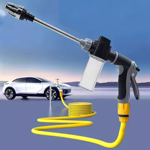 Haute qualité métal lavage de voiture haute pression pistolet à eau mousse pulvérisateur buse jardin tuyau buse Jet lavage de voiture nettoyage - Product Image 1
