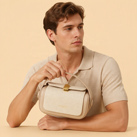 Nouveau sac à main pour femme en tissu texturé, style luxe léger, tendance et polyvalent, sac bandoulière