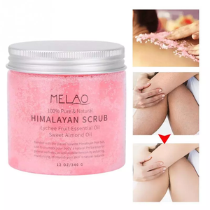 MELAO <span class=keywords><strong>Scrub</strong></span> per il massaggio del corpo di alta qualità rimozione della <span class=keywords><strong>pelle</strong></span> morta <span class=keywords><strong>Scrub</strong></span> per il corpo al sale da bagno dell'himalaya - Product Image 5