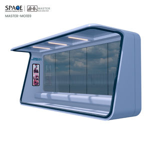 Chính Phủ và thành phố dự án xe buýt nơi trú ẩn làm bằng nhôm bền với hộp đèn quảng cáo - Product Image 4