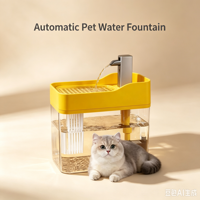 Fontaine à eau intelligente pour animaux de compagnie, distributeur automatique d'eau pour chiens et chats, purificateur d'eau douce 1,5 L, bouteille d'eau pour chatons en PP solide, écologique