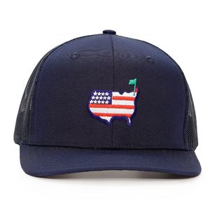 Gorras Trucker de Algodón con Logotipo Bordado, Gorras de 5 Paneles Personalizadas con Malla en la Parte Trasera - Product Image 3