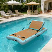 Plateforme de pêche gonflable en PVC de qualité commerciale DST, capacité <100 kg, logo et couleurs personnalisés, garantie 3 ans, pêche en haute mer
