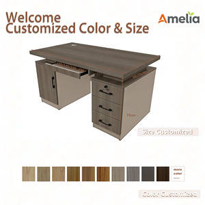 Office <strong>Desk</strong> Furniture Computer Table Modern Design with <strong>Drawer</strong> Sturdy Writing <strong>Desk</strong> for Home Office Workstation Study Room Use - Product Image 3