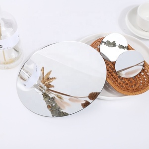 Gương Kính Phẳng Tự Làm Trang Trí Đám Cưới Bất Đối Xứng Gương Tròn Nhỏ Trang Điểm Học Sinh - Product Image 4