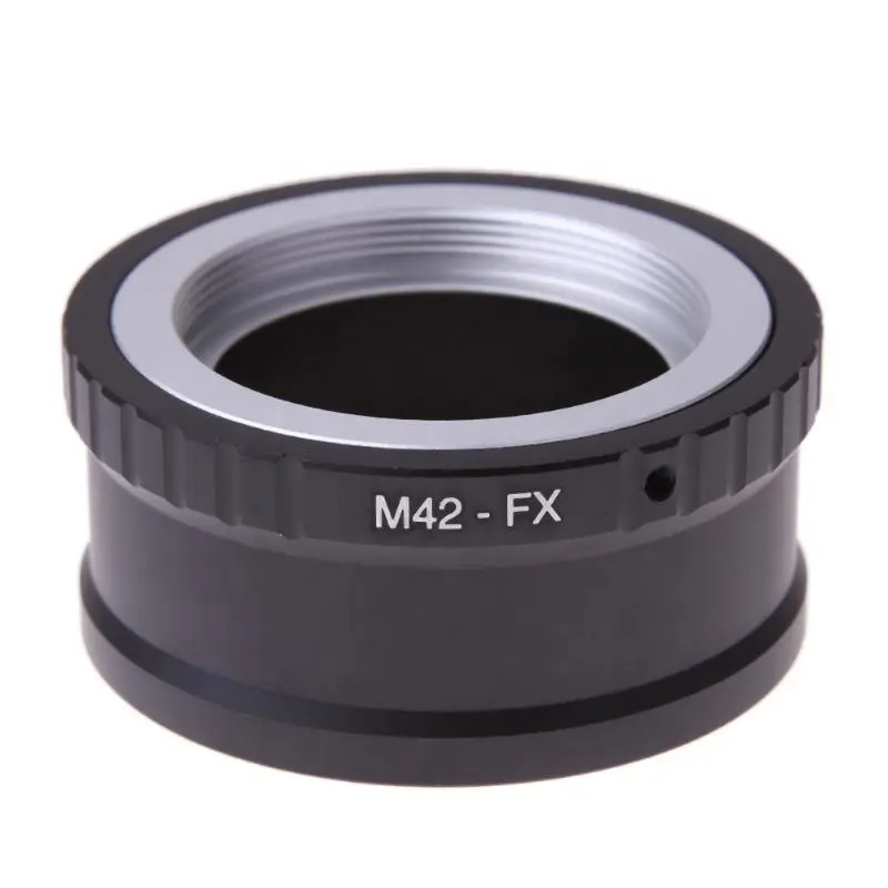 Adaptador para câmera, acessórios de câmera, M42-FX, alta precisão, anel adaptador m42 para montagem fujifilm x fuji X-Pro1 X-M1 X-E1 e2
