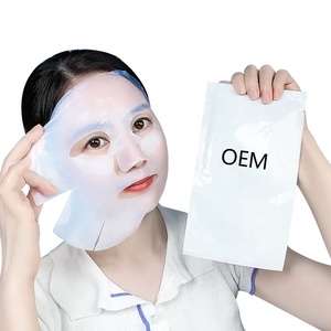 Mascarilla Facial Hidratante de Biocelulosa, Hidratación Profunda, Reafirmante, Iluminadora, <span class=keywords><strong>con</strong></span> Ácido Hialurónico y Vitamina C, Cuidado de la Piel Coreano, OEM ODM - Product Image 4