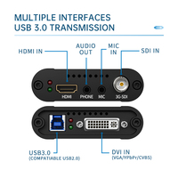 Carte de capture vidéo tout-en-un Unisheen UC3500A haute qualité 1080P 60Hz HDMI SDI VGA CVBS vers USB 3.0