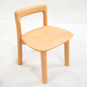 Nuovo stile cinese sgabello per bambini in stile semplice per bambini sedia piccola in <span class=keywords><strong>legno</strong></span> di quercia solido con schienale per neonati e bambini - Product Image 3