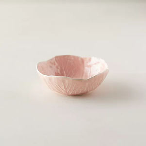 Saladier en céramique <span class=keywords><strong>feuille</strong></span> <span class=keywords><strong>de</strong></span> <span class=keywords><strong>chou</strong></span> rose Vente en gros - Product Image 4