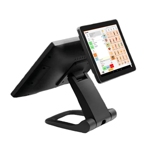 15/15.6 pollici ristorante ordinando Touch Screen sistema POS in lega di alluminio Base 3 anni di <span class=keywords><strong>cassa</strong></span> di garanzia per le piccole imprese - Product Image 6