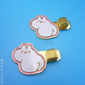 Clip de stylo en alliage de zinc avec motif animal de dessin animé, 50 mm, conception anti-perte pour ordinateur portable, cadeau - Product Image 1