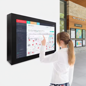 Écran numérique extérieur HBYLCD IP65 résistant à <span class=keywords><strong>la</strong></span> poussière, montage mural, prend en charge <span class=keywords><strong>la</strong></span> vidéo 4K, lisible en plein soleil, pour utilisation en centre-ville - Product Image 1