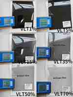 Film teinté pour vitres de voiture 1,52*30M, 15% 35% 75% VLT PET, noir, protection IR 60% UV 90%, anti-rayures