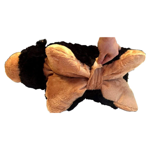 Bantal aman anak-anak, dapat diperluas 2 dalam 1 kenyamanan perjalanan, bantal ungu lembut, mainan transformasi hewan empuk - Product Image 4