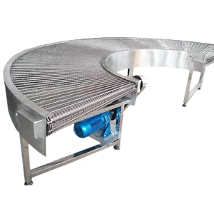 Yüksek yük ve çekme mukavemeti örgülü konveyör bandı gıda sınıfı SS304 316 paslanmaz çelik tel örgü örgülü konveyör bandı bantlı konveyörler <span class=keywords><strong>Mini</strong></span> makine - Product Image 6