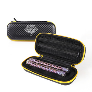 Étui de rangement pour couteaux en fibre de carbone PU imperméable personnalisé pour couteaux pliants de chef, pochette pour couteau à fermeture éclair - Product Image 1